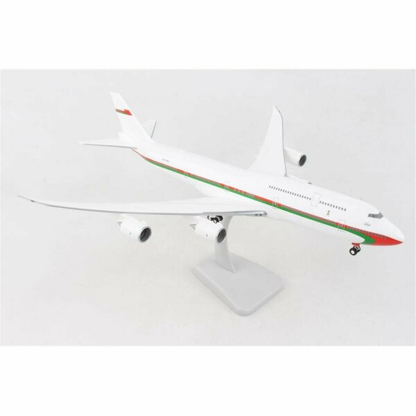 Yendo 1-200 Scale No.A40-Hms Reg Royal Flight Of Oman 747-8 W-Gear Model Airplane YE3448815
